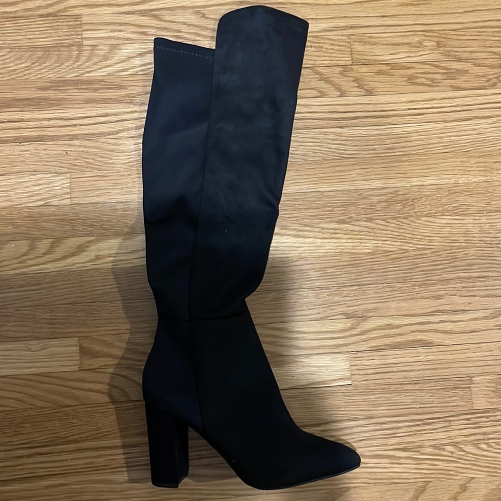 Tall black boots